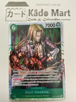 Basil Hawkins OP07-029 SR 500 Years in the Future One Piece TCG Card - Image 1