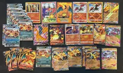 Lot 33 Cards Pokemon Charizard EX V Promo Radiant - Image 1