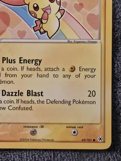 Plusle 69/101 Common Hidden Legends Pokemon Card LP+ - Image 3
