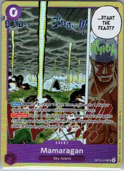 Mamaragan OP15-078 SR Adventure on Kami's Island - One Piece Card - NM - Image 1