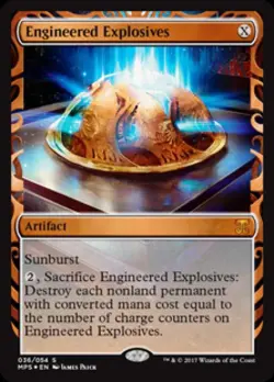 MTG English Engineered Explosives NM Foil Kaladesh Inventions - Image 1