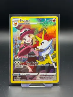 Braixen TG01/TG30 Silver Tempest Near Mint Pokemon Card TCG - Image 1