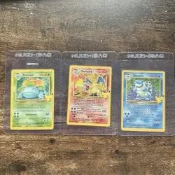 Pokemon 25th Anniversary Celebration Charizard Blastoise Venusaur - Image 1