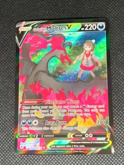 Galarian Moltres V TG20/TG30 - Astral Radiance Pokemon Card - NM - Image 1