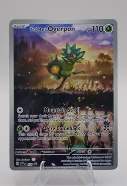 Teal Mask Ogerpon SVP 123 Pokemon S&V Twilight Masquerade ETB Promo - Image 1
