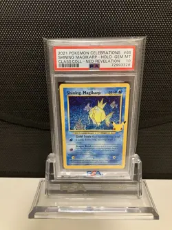 2021 Pokemon Celebrations Classic Shiny Magikarp PSA 10 - Image 1