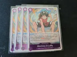 4x - Monkey.D.Luffy | OP03-070 R | Pillars of Strength | One Piece Card Game Eng - Image 1