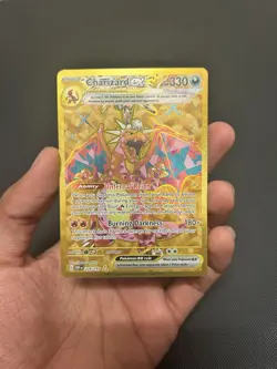 Pokemon Obsidian Flames Charizard EX Gold Hyper Rare Card #228 - Image 1
