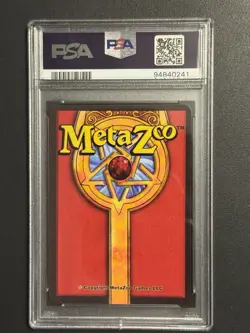 MetaZoo Black Friday Asiaq Full Holo Promo Card 2023 PSA 9 MINT - Image 2