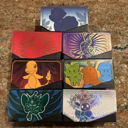 Lot of 7 Cool Empty Pokemon ETB Elite Trainer Boxes Card Storage BOXES ONLY - Image 1
