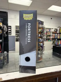 Dragon Shield Fortress TCG Collection Storage 3-Card Drawers Vertical White - Image 2