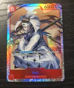 One Piece CCG Pell Kingdoms Of Intrigue Super Rare Holo Card OP04-013 NM - Image 1