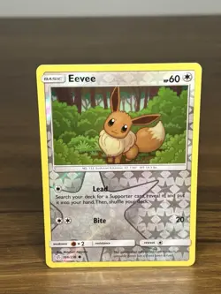 Eevee 166/236 Cosmic Eclipse Reverse Holo Pokemon Card - Image 1