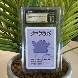 Pokemon Ditto CGC Pristine 10 Japanese 2019 Old Maid Playing Card - Image 1