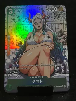 Yamato One Piece Waifu Holo Anime Card Manga Style Collectible - Image 1