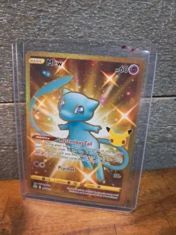 Pokemon TCG Mew Holo Secret Rare Card Celebrations 025/025 NM+ Condition (1) - Image 1