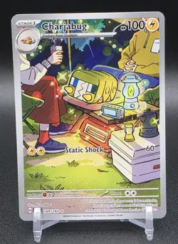Pokemon TCG Charjabug Temporal Forces 169/162 Card NM - Image 1