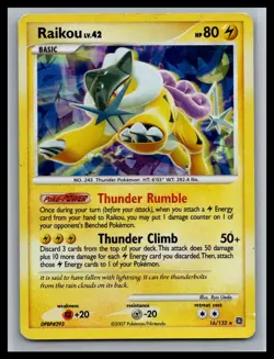 Raikou 016/132 Cracked Ice Promo Miscellaneous Cards & Products Pokemon Damaged - Image 1
