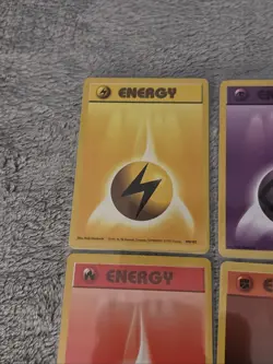 Energy Base Set Pokemon Card Lot Vintage 1999 WOTC LP .T75 - Image 3
