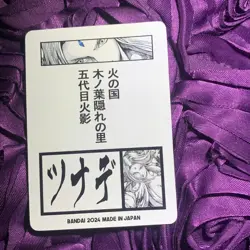 TSUNADE NARUTO Crystal Anime Waifu ACG Girl Holo Card - Image 4