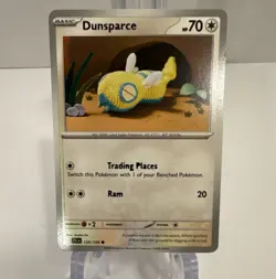 Pokemon Dunsparce Journey Together 120/159 Holo Common Basic 70 HP Ram Card - Image 1