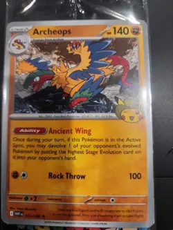 Pokemon TCG Archeops 051/086 Field Museum Chicago Exclusive Promo Card - Image 1