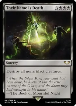 MTG English Their Name Is Death NM Normal Universes Beyond: Warhammer 40K - Image 1