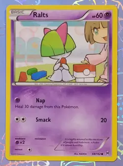 Ralts 68/162 XY BREAKthrough Pokemon Card NM - Image 1