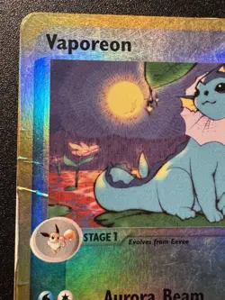Vaporeon 25/100 EX Sandstorm Pokemon Card Reverse Holo Foil Rare HP - Image 3