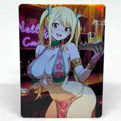 Fairy Tail Lucy Heartfilia Goddess Anime Waifu ACG Foil Card - Image 1