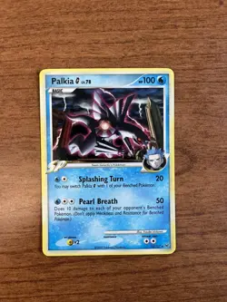 Palkia G LV.78 12/127 Platinum Rare Team Galactic Pokemon Card LP - Image 1