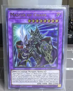 Master of Chaos BACH-EN036 Ultra Rare NM Condition 1st Edition Yu-Gi-Oh Card TCG - Image 1