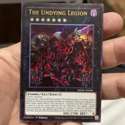 The Undying Legion MZMU-EN006 ULTRA RARE 1st Edi NM FREE SHIPPING! +Bonus Cards! - Image 1