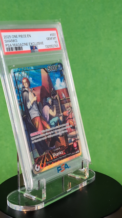 2025 ONE PIECE PROMOS PSA MAGAZINE EXCLUSIVE #001 SHANKS PSA 10 - Image 2
