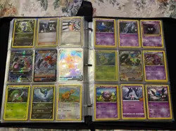 Huge Pokemon TCG Mixed Binder Collection Lot 78 pages EX V Holo MODERN & VINTAGE - Image 1