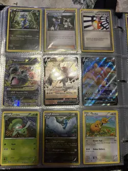 Huge Pokemon TCG Mixed Binder Collection Lot 78 pages EX V Holo MODERN & VINTAGE - Image 2