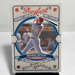 2019 Panini Leather & Lumber Shohei Ohtani Slugfest insert card #SF14-NM - Image 1