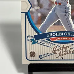 2019 Panini Leather & Lumber Shohei Ohtani Slugfest insert card #SF14-NM - Image 4