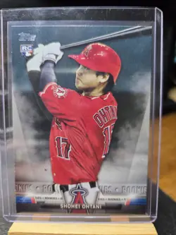 SHOHEI OHTANI 2018 Topps Rookies ANGELS BASEBALL ROOKIE CARD Japan Star RC LE! - Image 2