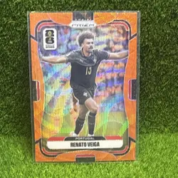 2026 Panini Prizm FIFA World Cup Renato Veiga Portugal #369 Orange /125 - Image 1