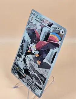 Braviary 155/086 SV: Black Bolt Holo Full Art IR Pokemon Card - NM - Image 2