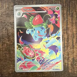 Ivysaur Illustration Rare 134/132 Mega Evolution Pokemon Card - Image 1