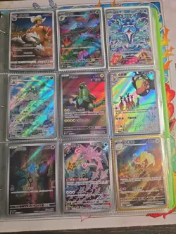 180 Pokemon Card Lot V VMAX EX Full Art Holo Rare GX SR Binder Collection - Image 1