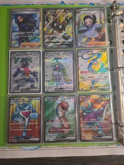 180 Pokemon Card Lot V VMAX EX Full Art Holo Rare GX SR Binder Collection - Image 4