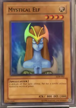 Mystical Elf LOB-062 BCCG 10 Ultra Rare Vintage Yu-Gi-Oh Graded Card - Image 2