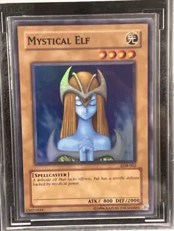 Mystical Elf LOB-062 BCCG 10 Ultra Rare Vintage Yu-Gi-Oh Graded Card - Image 5