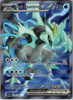 Black Kyurem ex - 218/191 SV08: Surging Sparks - Pokemon Card - NM - Image 1
