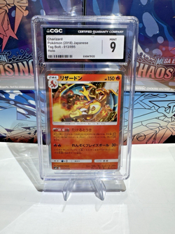 Charizard Holo 013/095 Tag Bolt SM9 Japanese Pokemon Card CGC 9 Mint - Image 1