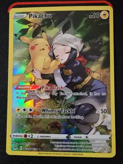 Pokemon Lost Origin - Pikachu Full Art Holo #TG05/TG30 - Image 1