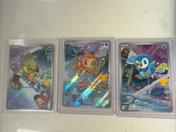 Pokemon TCG First Partner Illustration Collection Series 1 Gen 4 Sinnoh Starters - Image 1